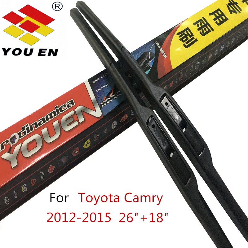Youen 26 + 18 wiper blades for toyota camry 2012 2013 2014 2015  ũ  ǵ  ī ڵ ׼